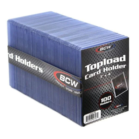 3x4 35 Pt. Topload Card Holder (100 CT. Pack)