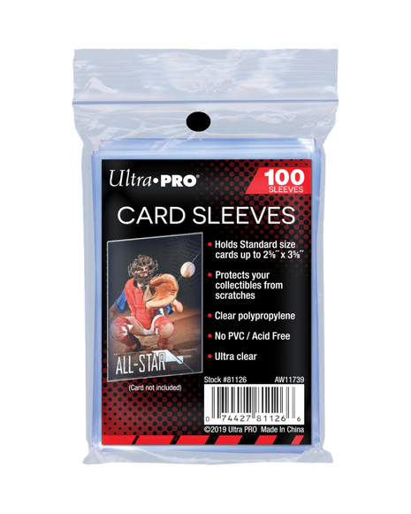 2.5 in. x 3.5 in. Clear Soft Sleeves 100-Ct.