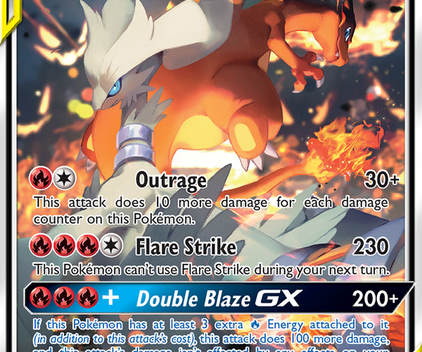 Reshiram & Charizard GX 201 (SM Black Star Promo) (SM201) [First